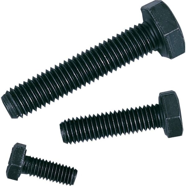 Newport Fasteners Class 10.9, M14-2.00 Hex Head Cap Screw, Plain Steel, 80 mm L, 25 PK 941408-25